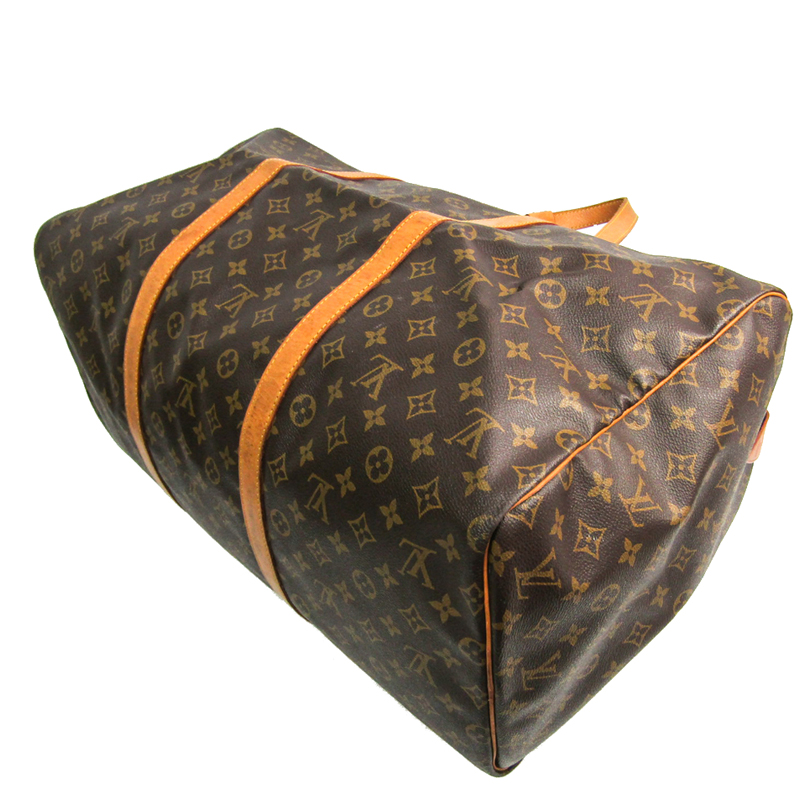 

Louis Vuitton Monogram Canvas Sac Souple 55 Bag, Brown