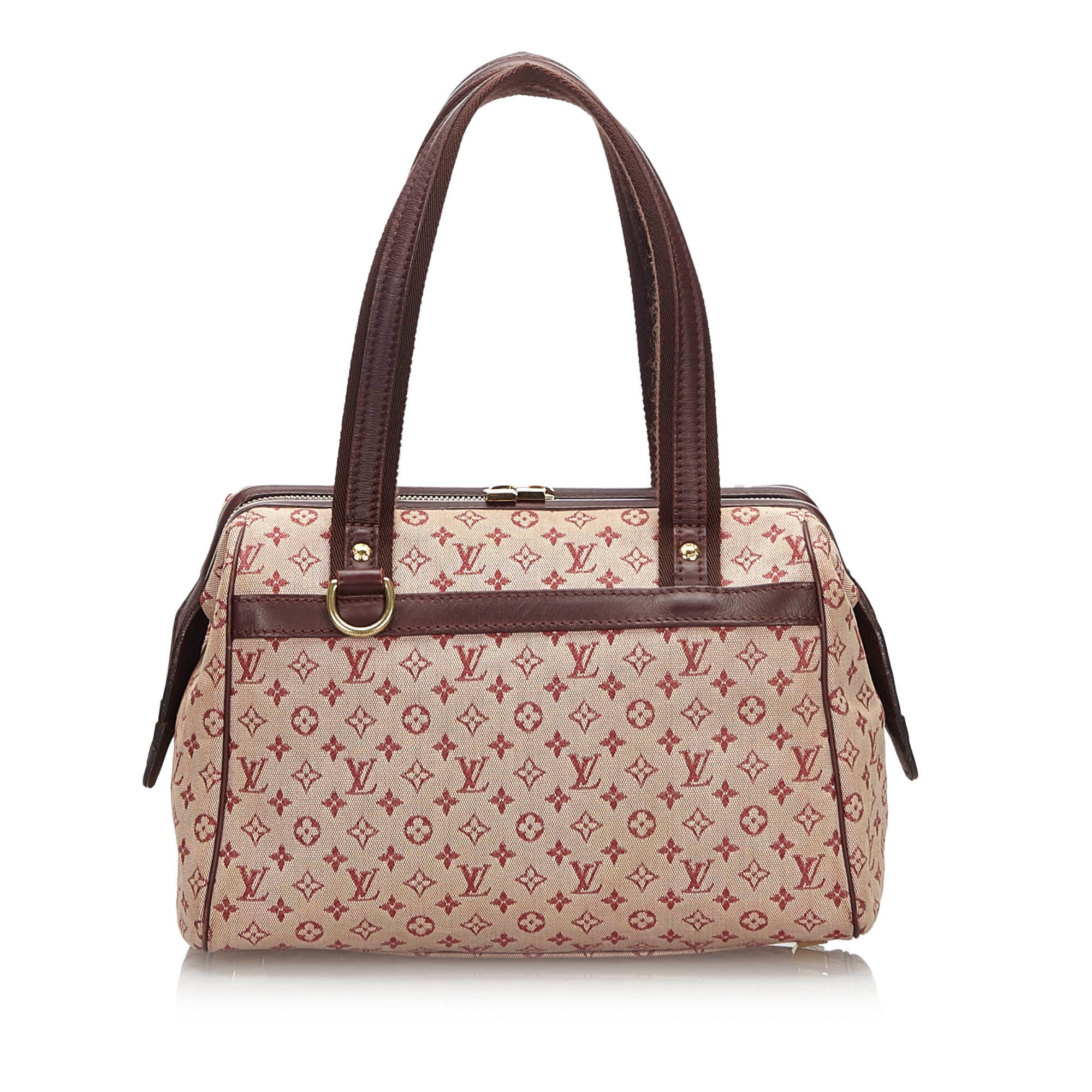 Louis Vuitton Brown/Red Monogram Mini Lin Josephine Shoulder PM Bag Louis Vuitton | TLC