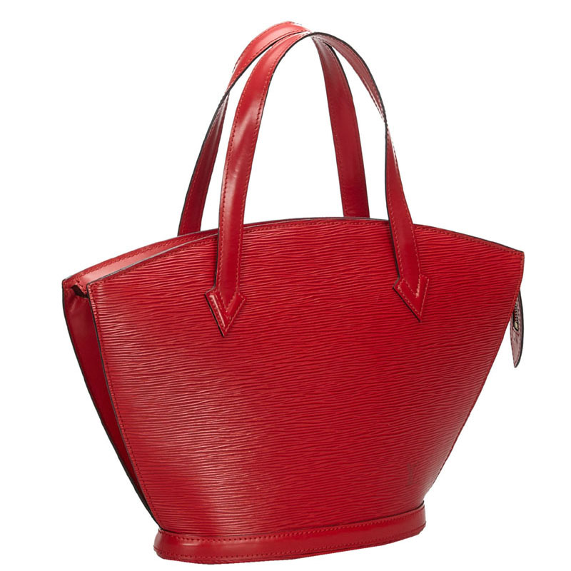 

Louis Vuitton Red Epi Leather Saint Jacques Short Strap PM Bag
