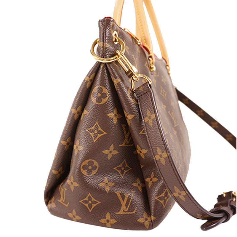 

Louis Vuitton Monogram Canvas Pallas MM Bag, Brown