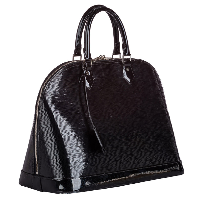 

Louis Vuitton Black Electric Epi Alma PM Bag