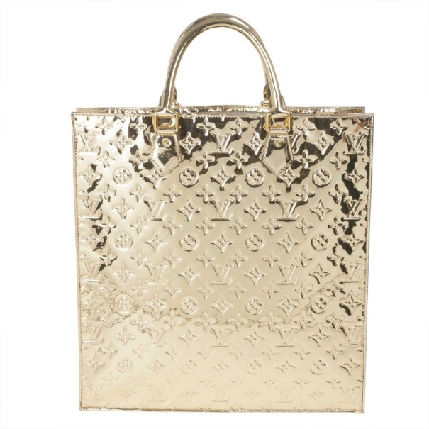 gold metallic louis vuitton bag