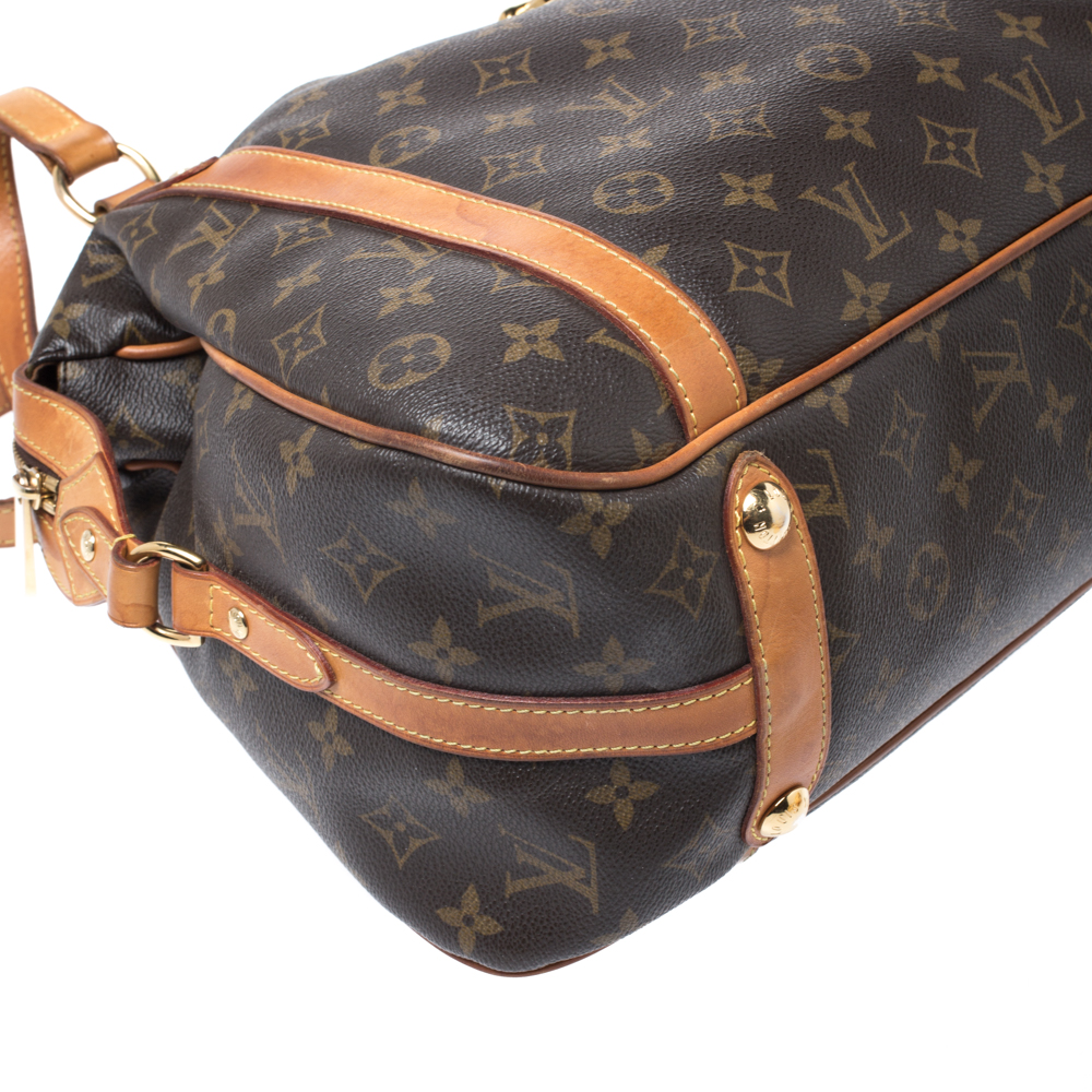 Stresa cloth handbag Louis Vuitton Beige in Cloth - 34661376