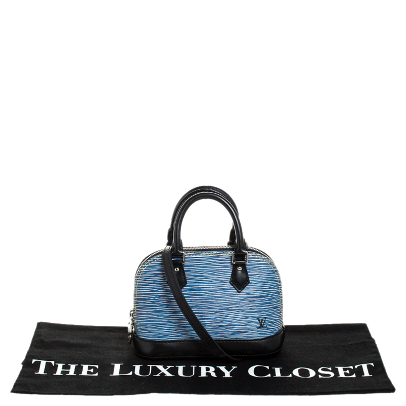 Louis Vuitton // SS 2016 Blue Denim Epi Leather Nano Alma Shoulder Bag –  VSP Consignment