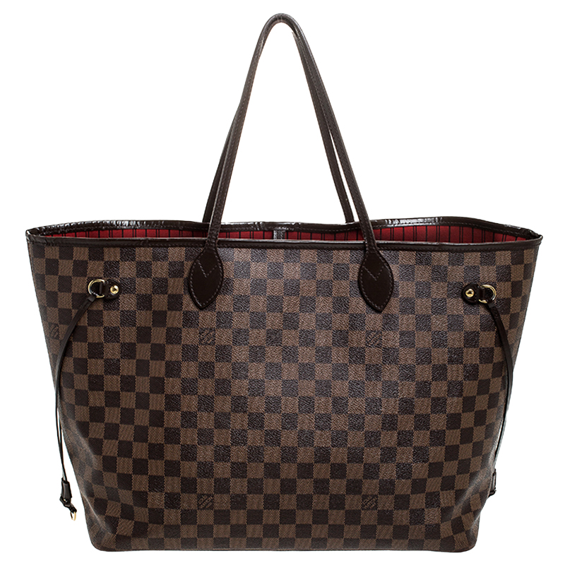 Louis Vuitton Damier Ebene Canvas Neverfull GM Bag