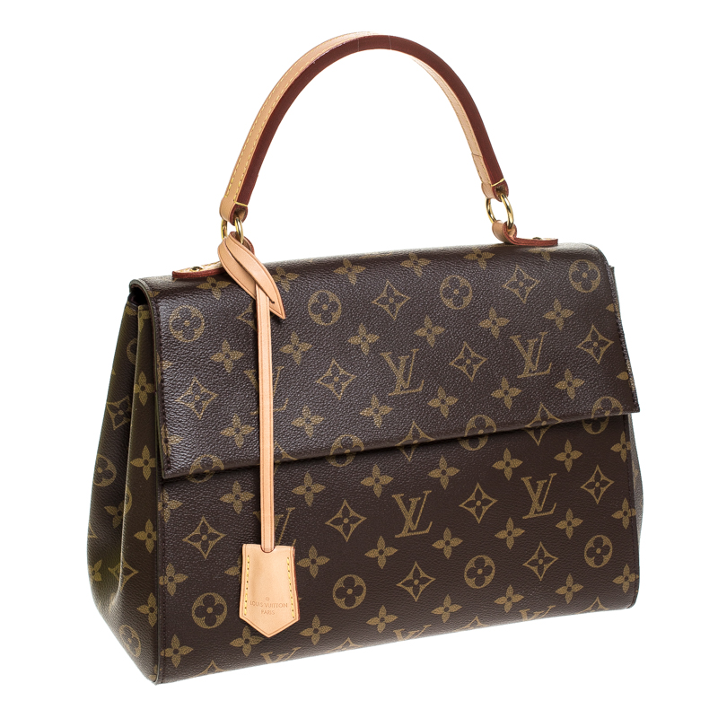 LOUIS VUITTON Monogram Canvas Cluny MM Shoulder Bag