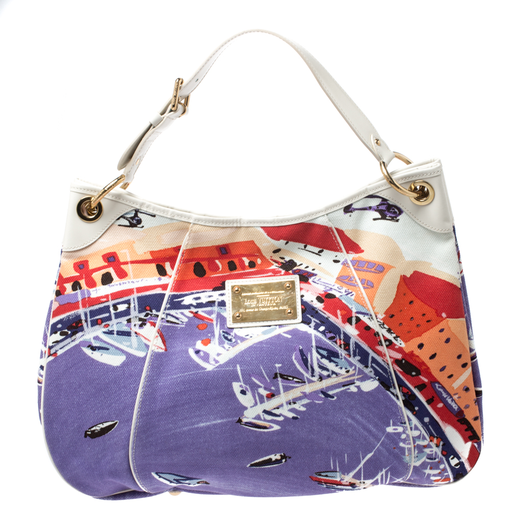Louis Vuitton Canvas Riviera Cruise Galleria GM Bag