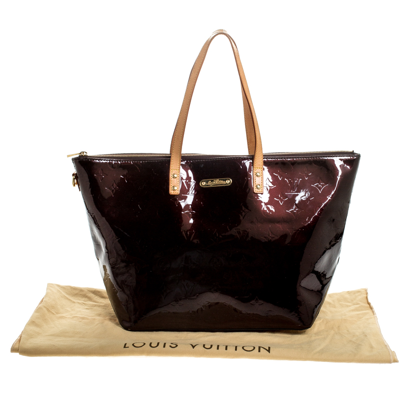 Louis Vuitton Vernis Bellevue GM Amarante Soulder Bag M93589