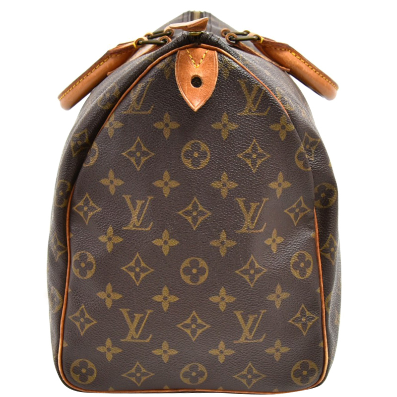 

Louis Vuitton Monogram Canvas Speedy 40 Bag, Brown