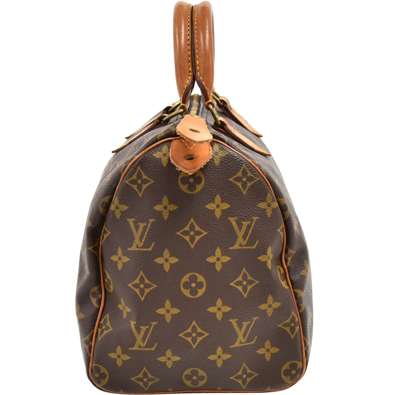 

Louis Vuitton Monogram Canvas Speedy 30 Bag, Brown