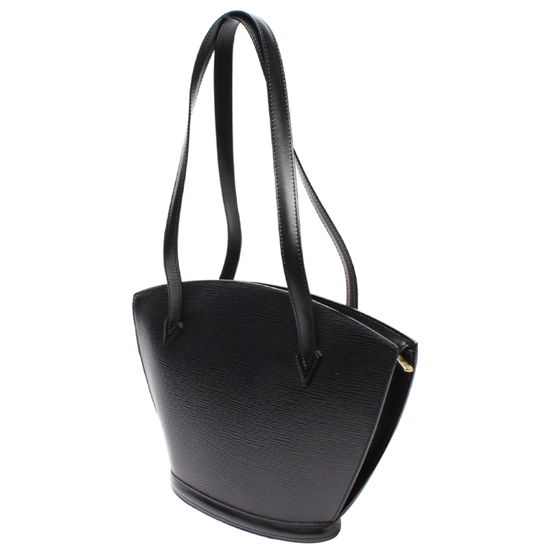 

Louis Vuitton Noir Epi Leather Saint Jacques Bag, Black