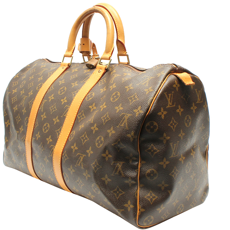 

Louis Vuitton Monogram Canvas Keepall 45 Bag, Brown