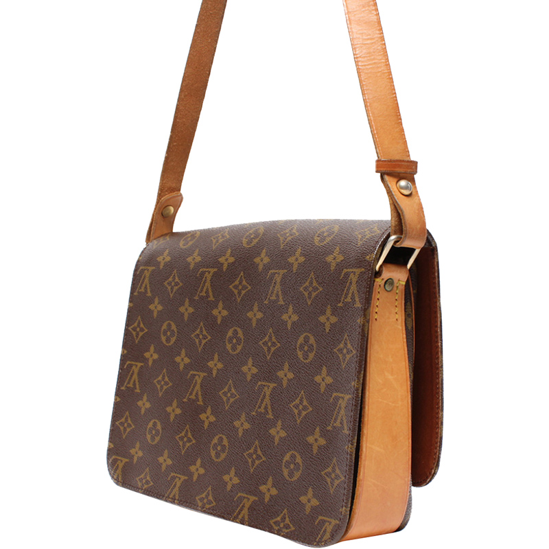

Louis Vuitton Monogram Canvas Cartouchiere Bag, Brown