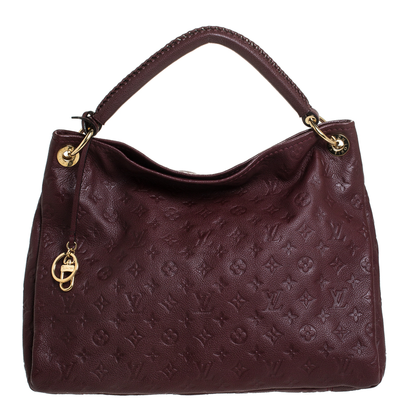 Pre Owned Louis Vuitton Aurore Monogram Empreinte Leather Artsy MM Bag