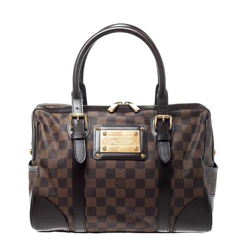 Pre Owned Louis Vuitton Damier Ebene Canvas Berkeley Bag