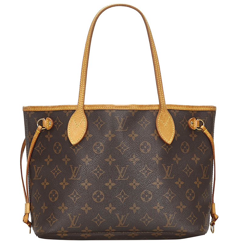 Pre-Owned Louis Vuitton Monogram Canvas Neverfull Pm In Brown | ModeSens