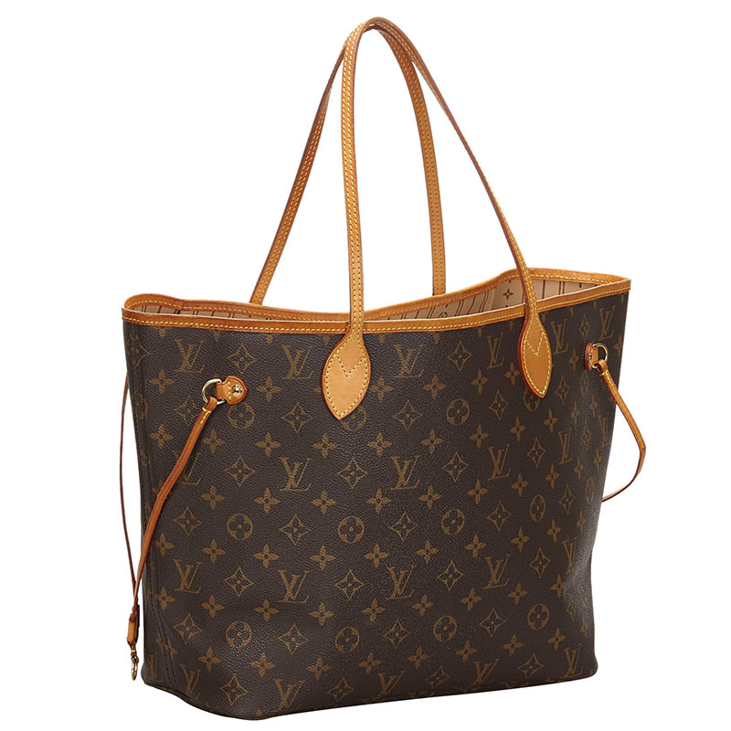 

Louis Vuitton Monogram Canvas Neverfull MM, Brown
