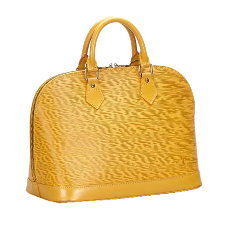 

Louis Vuitton Yellow Epi Leather Alma PM Bag