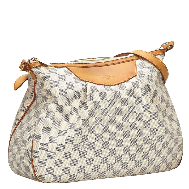 

Louis Vuitton Damier Azur Canvas Siracusa PM Bag, Blue