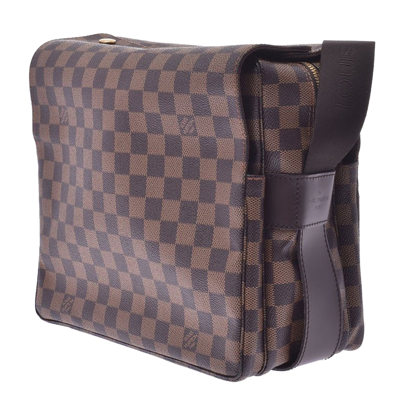 

Louis Vuitton Damier Ebene Canvas Naviglio Messenger Bag, Brown
