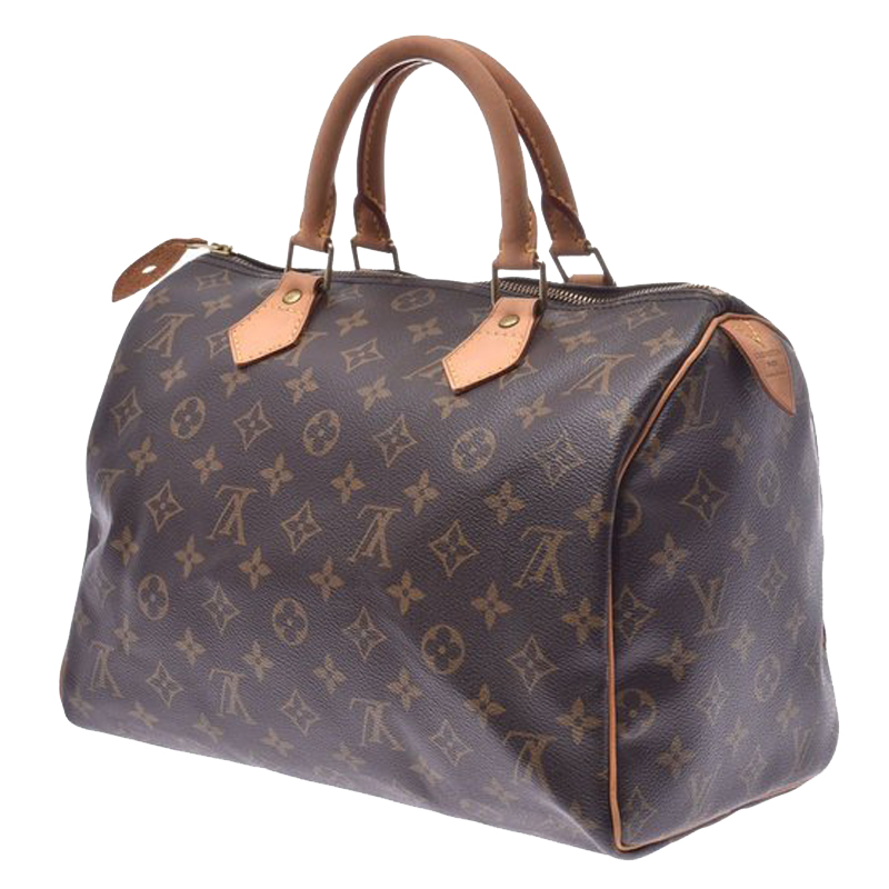 

Louis Vuitton Monogram Canvas Speedy 30 Bag, Brown