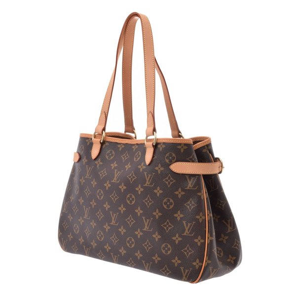 

Louis Vuitton Monogram Canvas Batignolles Horizontal Tote, Brown