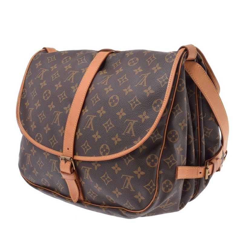 

Louis Vuitton Monogram Canvas Saumur 35 Messenger Bag, Brown