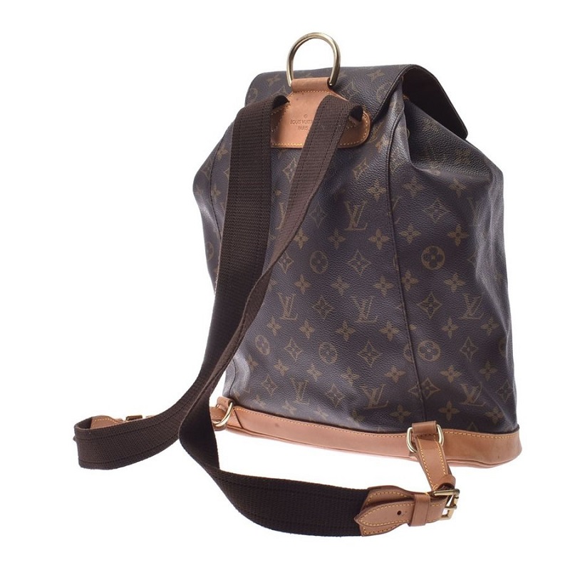 

Louis Vuitton Monogram Canvas Montsouris GM Backpack, Brown