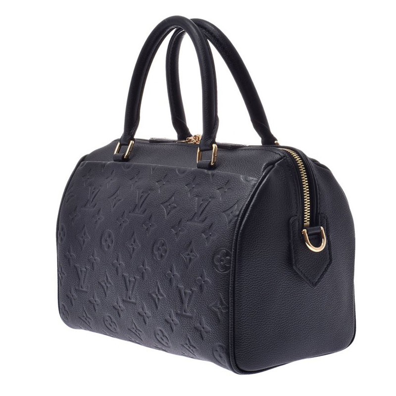 

Louis Vuitton Black Empreinte Leather Speedy 25 Bandouliere Bag