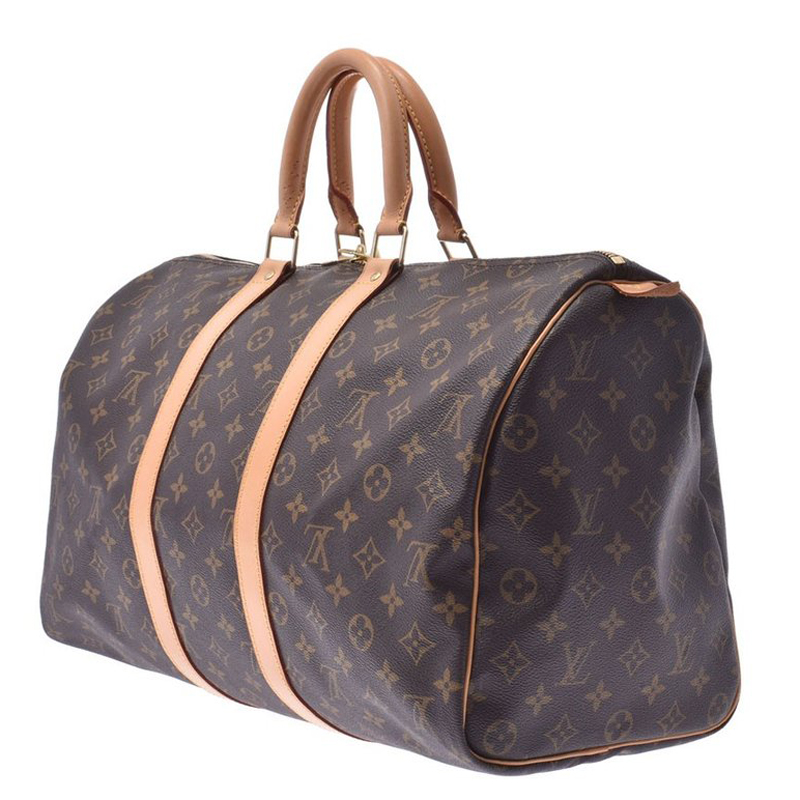 

Louis Vuitton Monogram Canvas Keepall 45 Bag, Brown