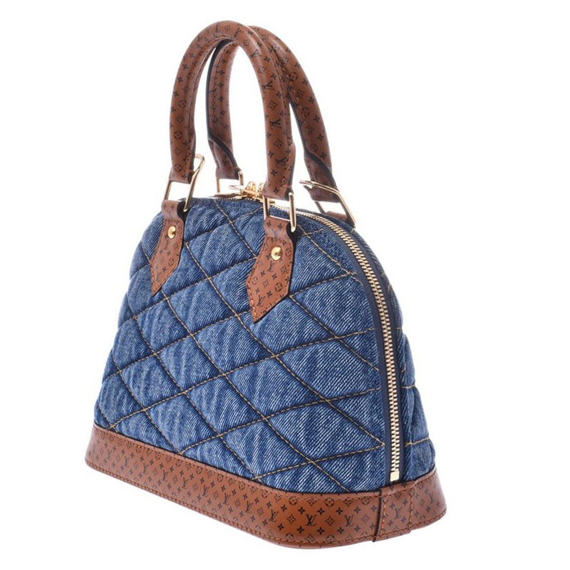 

Louis Vuitton Monogram Denim Canvas Leather Alma BB Bag, Blue