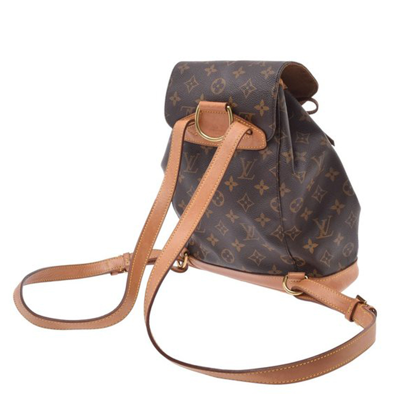 

Louis Vuitton Monogram Canvas Montsouris Backpack, Brown