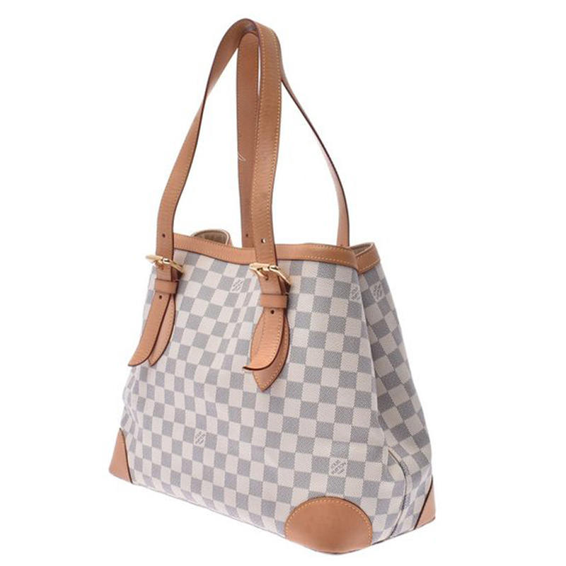 

Louis Vuitton Damier Azur Canvas Hampstead MM Bag, Blue