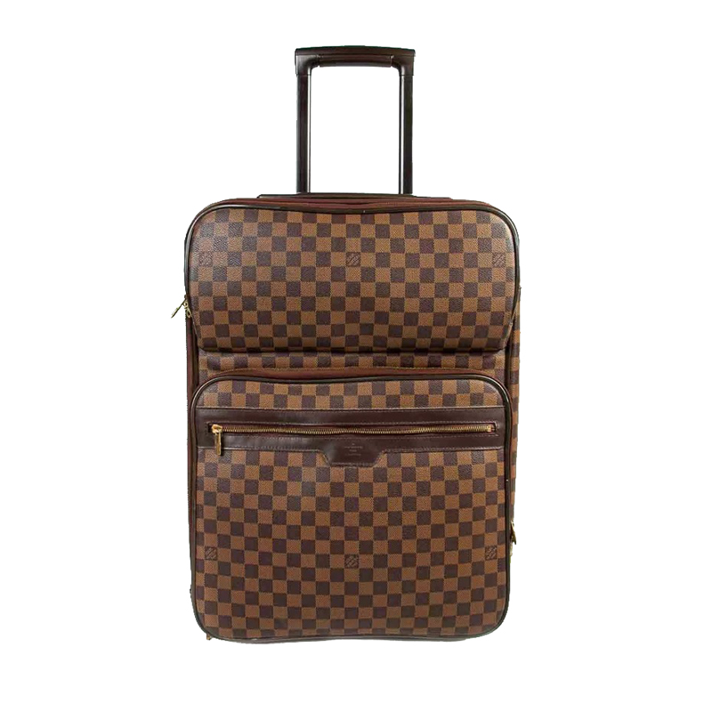 Pre Owned Louis Vuitton Damier Ebene Canvas Business Pegase Legere 55 Luggage Bag