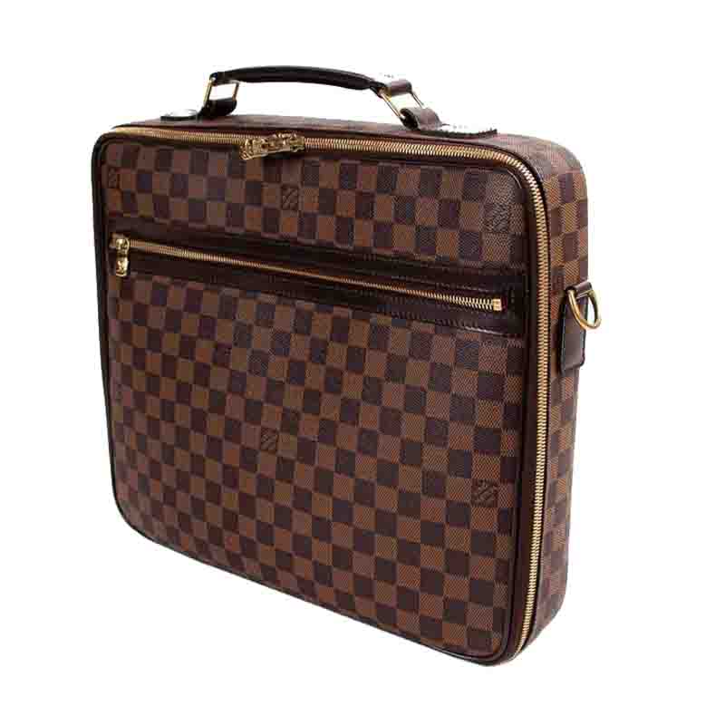 

Louis Vuitton Damier Ebene Canvas Sabana Briefcase, Brown