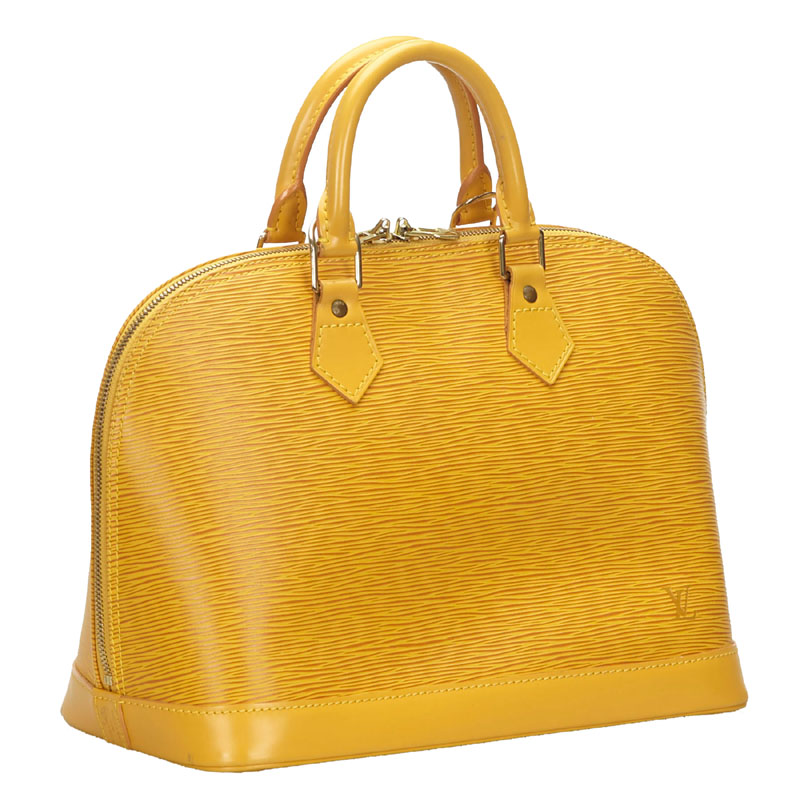 PRELOVED Louis Vuitton Yellow Epi Alma PM Bag FL1143 020123 **DEAL