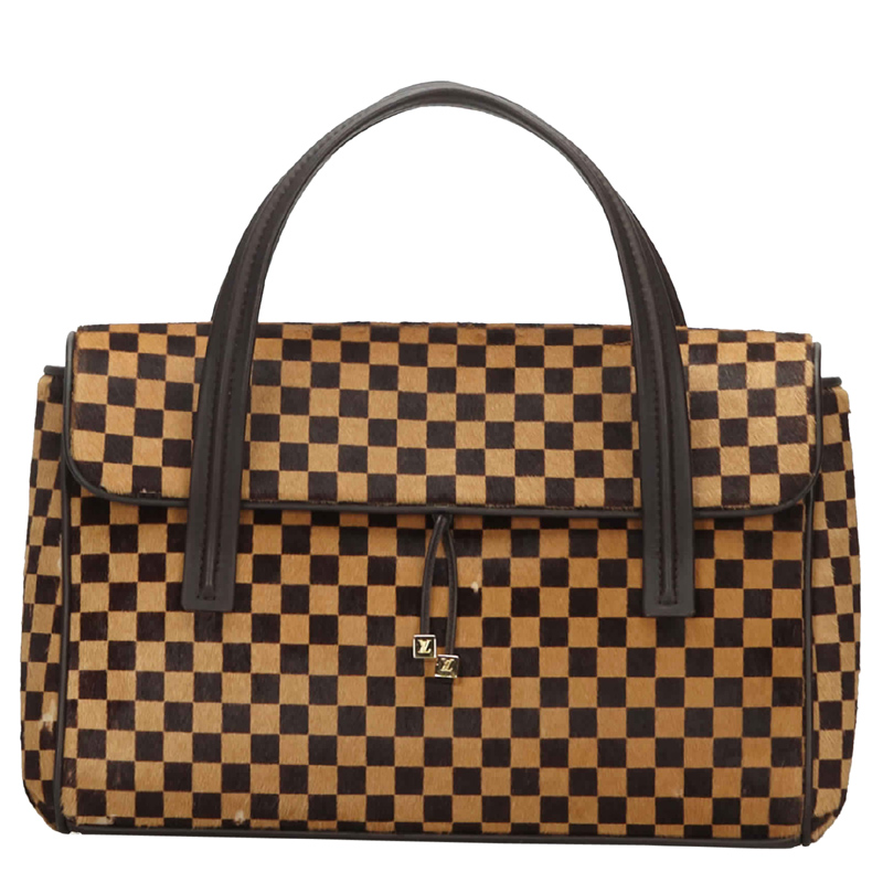 Louis Vuitton Damier Sauvage Canvas Calfhair Lionne Spawn Bag