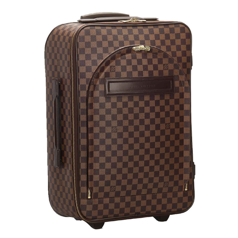 

Louis Vuitton Damier Ebene Canvas Pegase 60 Luggage, Brown