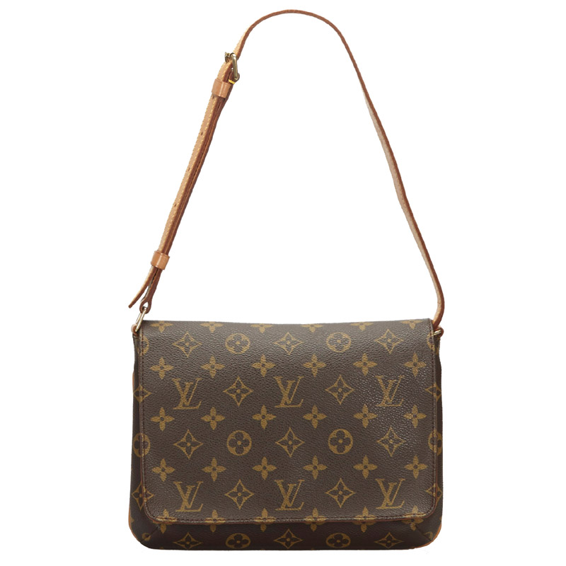 Pre Owned Louis Vuitton Monogram Musette Tango Short Strap Shoulder Bag