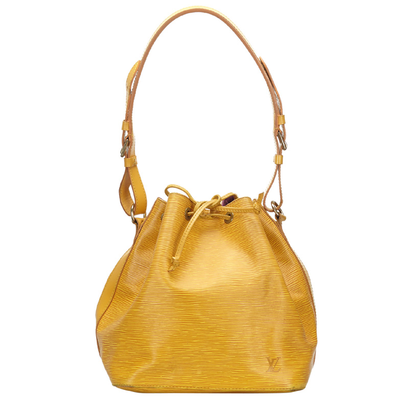 Pre-owned Louis Vuitton Yellow Epi Leather Petit Noe Bag