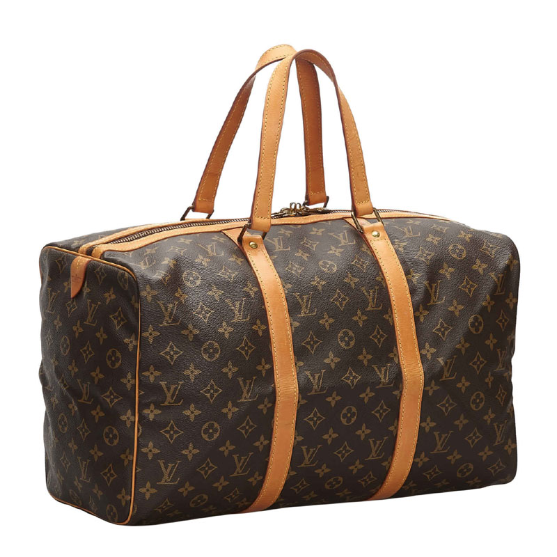 

Louis Vuitton Monogram Canvas Sac Souple 45 Bag, Brown