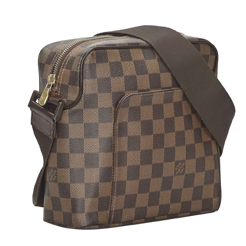 

Louis Vuitton Damier Ebene Canvas Olav PM Bag, Brown