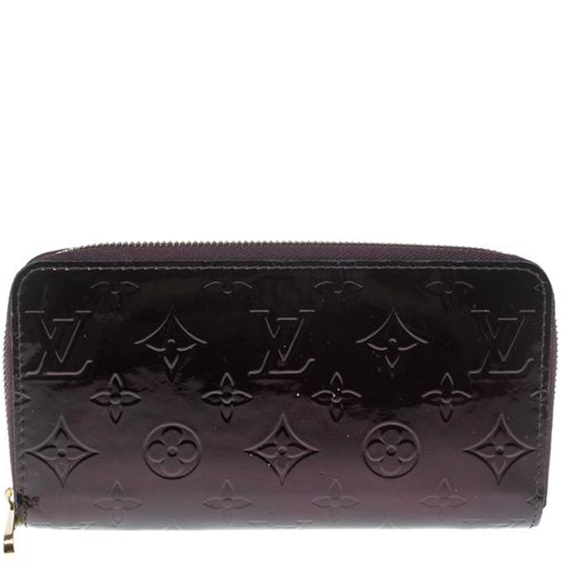 Louis Vuitton Amarante Monogram Vernis Zippy Wallet