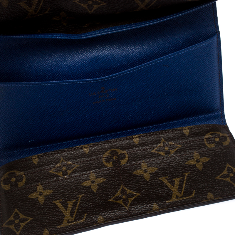 

Louis Vuitton Monogram Canvas Josephine Wallet, Brown