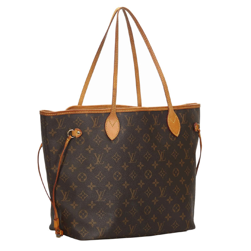 

Louis Vuitton Monogram Canvas Neverfull MM Bag, Brown