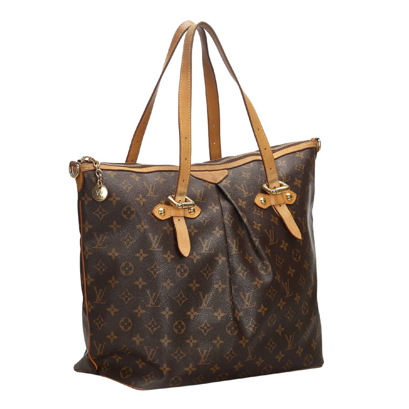 

Louis Vuitton Monogram Canvas Palermo GM Bag, Brown