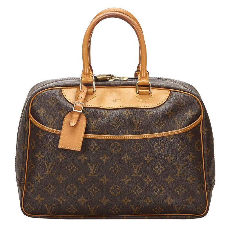 Pre Owned Louis Vuitton Monogram Canvas Deauville Bag