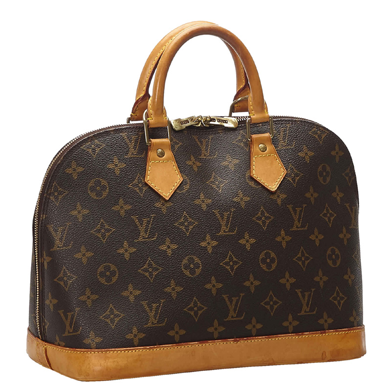 

Louis Vuitton Monogram Canvas Alma PM Bag, Brown