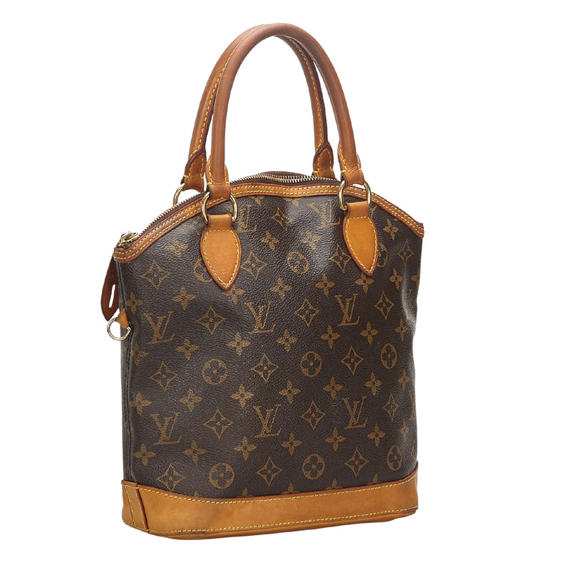 

Louis Vuitton Monogram Canvas Lockit Vertical Bag, Brown