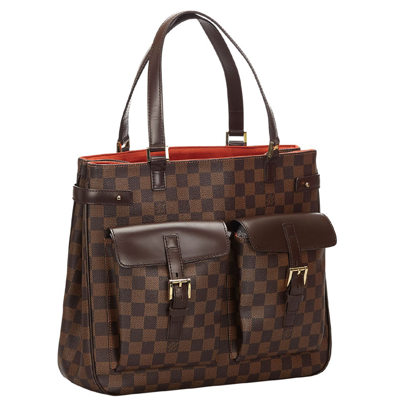 

Louis Vuitton Damier Ebene Canvas Uzes Tote, Brown